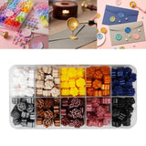 Maxbell 200 Pieces Cat Claw Wax Sealing Beads for Embellishment of Cards Envelope Metal color