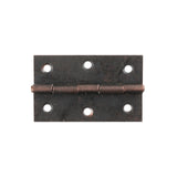 Maxbell 10Pcs Metal Hinges Closing Hinge Connectors for Closet Cabinet Wooden Box Red Bronze