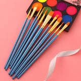 Maxbell Paint Kit Cosplay 10 Brushes Theatre Painting Halloween Facepaint