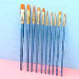 Maxbell Paint Kit Cosplay 10 Brushes Theatre Painting Halloween Facepaint