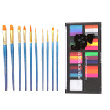 Maxbell Paint Kit Cosplay 10 Brushes Theatre Painting Halloween Facepaint