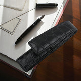 Maxbell Retro Style Pencil Case Pouch Pen Stationery Bag for Students Adults School Black