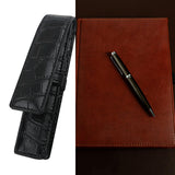 Maxbell Retro Style Pencil Case Pouch Pen Stationery Bag for Students Adults School Black