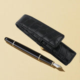 Maxbell Retro Style Pencil Case Pouch Pen Stationery Bag for Students Adults School Black