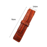 Maxbell Retro Style Pencil Case Pouch Pen Stationery Bag for Students Adults School Brown