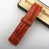 Maxbell Retro Style Pencil Case Pouch Pen Stationery Bag for Students Adults School Brown