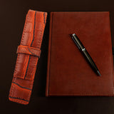 Maxbell Retro Style Pencil Case Pouch Pen Stationery Bag for Students Adults School Brown