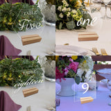 Maxbell 20Pcs Assorted Blank Name Plate Party Dining Food Signs Acrylic Place Cards