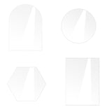 Maxbell 20Pcs Assorted Blank Name Plate Party Dining Food Signs Acrylic Place Cards