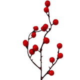 Maxbell Maxbell 12x Christmas Artificial Flower Berries Branches Fruits for Wedding Winter