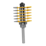 Maxbell Finger Joints Routers Bit Woodworking Milling Cutter for Tables Frames Shelve 8mm