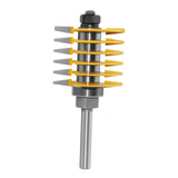 Maxbell Finger Joints Routers Bit Woodworking Milling Cutter for Tables Frames Shelve 8mm