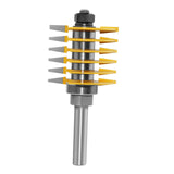 Maxbell Finger Joints Routers Bit Woodworking Milling Cutter for Tables Frames Shelve 12.7mm