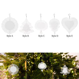 Maxbell Heat Sublimation Wind Chimes Blank, Metal Crafts Hollow Out Wind Turntable Round