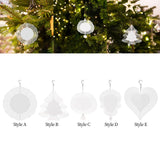 Maxbell Heat Sublimation Wind Chimes Blank, Metal Crafts Hollow Out Wind Turntable Round