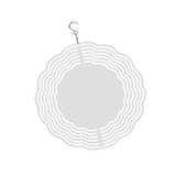 Maxbell Heat Sublimation Wind Chimes Blank, Metal Crafts Hollow Out Wind Turntable Round