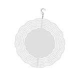 Maxbell Heat Sublimation Wind Chimes Blank, Metal Crafts Hollow Out Wind Turntable Round