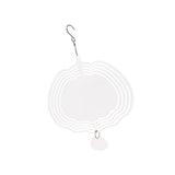 Maxbell Heat Sublimation Wind Chimes Blank, Metal Crafts Hollow Out Wind Turntable Pumpkin