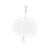 Maxbell Heat Sublimation Wind Chimes Blank, Metal Crafts Hollow Out Wind Turntable Pumpkin