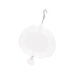 Maxbell Heat Sublimation Wind Chimes Blank, Metal Crafts Hollow Out Wind Turntable Pumpkin