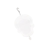 Maxbell Heat Sublimation Wind Chimes Blank, Metal Crafts Hollow Out Wind Turntable Skull