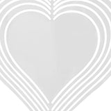 Maxbell Heat Sublimation Wind Chimes Blank, Metal Crafts Hollow Out Wind Turntable Heart
