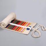 Maxbell Pencil Wrap Case Foldable Pencil Organizer Bag for Stationery Office 36 Slots