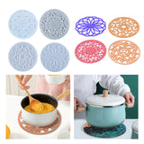 Maxbell 4Pcs Silicone Resin Casting Coaster Tools DIY Home Decor Crafts Handmade