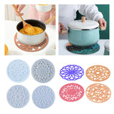 Maxbell 4Pcs Silicone Resin Casting Coaster Tools DIY Home Decor Crafts Handmade