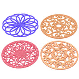 Maxbell 4Pcs Silicone Resin Casting Coaster Tools DIY Home Decor Crafts Handmade