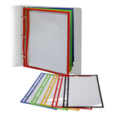 Maxbell 5x Arid Erase Pockets Sheet Protector Office Document File Ticket Holders