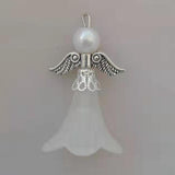 Maxbell Maxbell 5Pcs Angel Pendants Charms with Hole for Jewelry Making Findings Earring