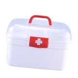 Maxbell Family First Aid Medical Box Container with Handle Portable for Car Family L