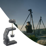 Maxbell Portable clamp Desktop Mount for Camera Holder Stand Photography Aluminum L