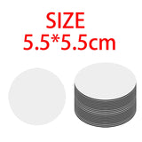 Maxbell Sublimation Blank Refrigerator Magnets DIY for Cabinets Restaurant Decor Round