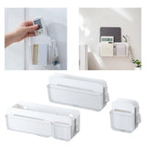 Maxbell Punch Free Storage Box Multifunctional Organizer for Pencil Dorm Living Room Small