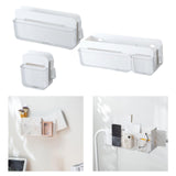 Maxbell Punch Free Storage Box Multifunctional Organizer for Pencil Dorm Living Room Small