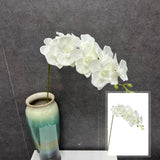 Maxbell Orchid Flowers Stem Plants Party Artificial Butterfly Phalaenopsis Flowers White