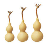 Maxbell Lucky Money Gourd Gourd Bottle Statue Hulu for Wine Cabinet Home Decoration 25-28cm