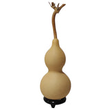 Maxbell Dried Gourd Water Bottle Satute Gourd Hip Flasks Shape Wu Lou for Office 9-12CM