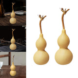 Maxbell Dried Gourd Water Bottle Satute Gourd Hip Flasks Shape Wu Lou for Office 9-12CM