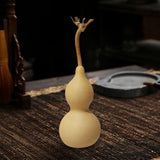 Maxbell Dried Gourd Water Bottle Satute Gourd Hip Flasks Shape Wu Lou for Office 9-12CM