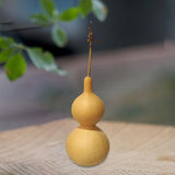 Maxbell Dried Gourd Water Bottle Satute Gourd Hip Flasks Shape Wu Lou for Office 13-15cm
