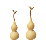 Maxbell Gourd Bottle Statue Wu Lou Chinese Charm Figurine for Decor Gift Collectible 16-19CM