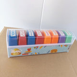 Maxbell 8Pcs Teacher Stamps Colorful Set Self Inking for Reward School Supplies