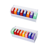 Maxbell 8Pcs Teacher Stamps Colorful Set Self Inking for Reward School Supplies