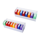 Maxbell 8Pcs Teacher Stamps Colorful Set Self Inking for Reward School Supplies