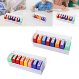 Maxbell 8Pcs Teacher Stamps Colorful Set Self Inking for Reward School Supplies