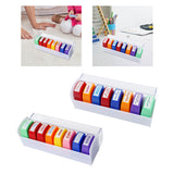 Maxbell 8Pcs Teacher Stamps Colorful Set Self Inking for Reward School Supplies