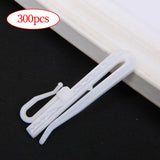 Maxbell 300x Curtain Tape Clip Hook Adjustable Bedroom Hanger Deep Pinch Pleat Hook 7cm